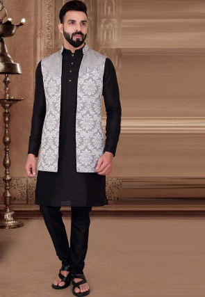 Page 17 Men s Black Kurta Pajama Buy Latest Men s Ethnic Wear