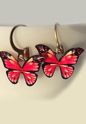 Butterfly Style Painted Earring