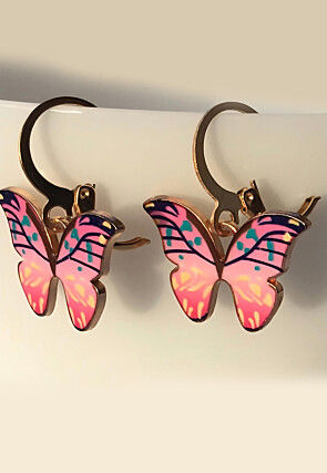 Butterfly Style Painted Earring