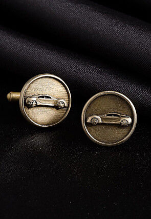 Car Power Metallic Cufflink Pair