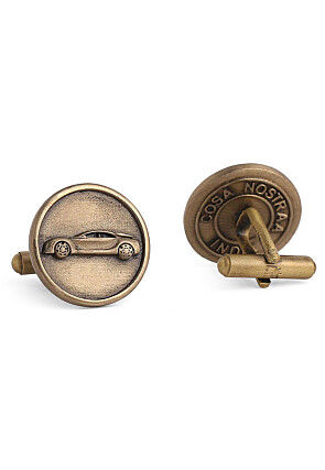 Car Power Metallic Cufflink Pair