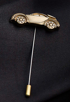 Car Power Metallic Lapel Pin