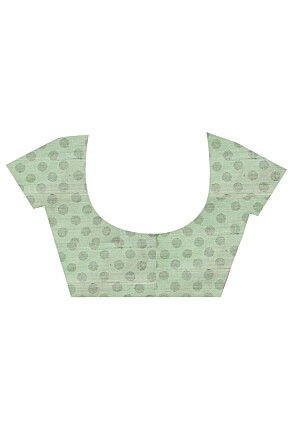 Chanderi Chanderi Silk Saree in Green