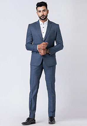 Blue Coats and Blazers Indian Wear for Men Buy Latest Designer Men wear Clothing Online Utsav Fashion