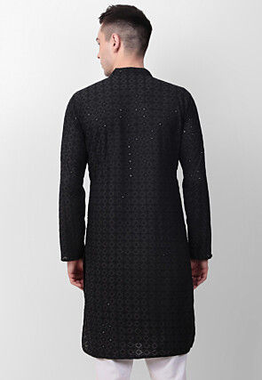 Black Kurta - Indian Wear for Men - Buy Latest Designer Men wear