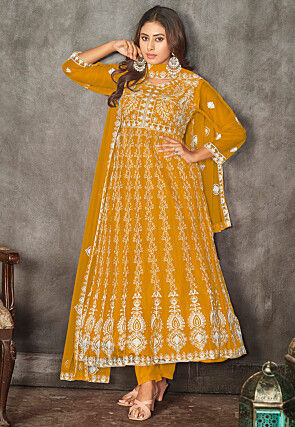 Buy Yellow Anarkali Suit Online at Best Price