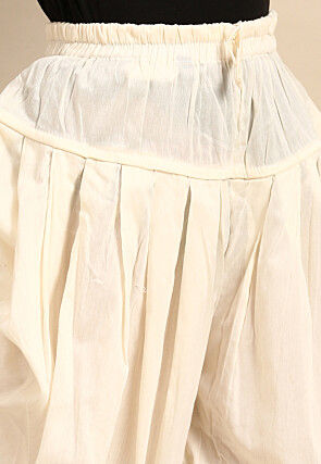 Chikankari Pure Cotton Kurta Set in Light Grey