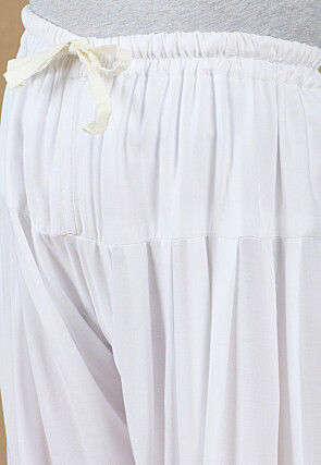 Chikankari Pure Cotton Kurta Set in Light Purple