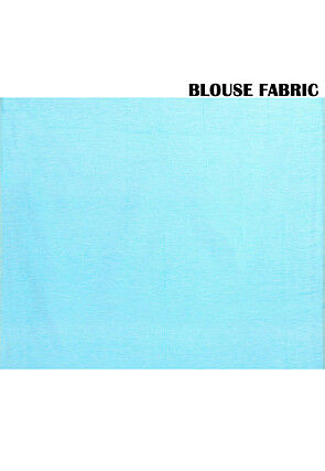 South Indian Sico Saree in Blue