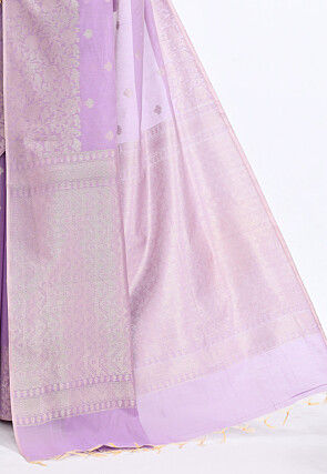 South Indian Sico Saree in Purple