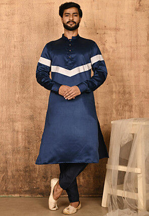 Men's Blue Kurta Pajama: Buy Latest Men 