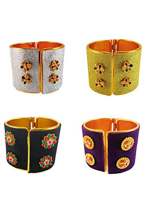 Combo Stone Studded Cuff