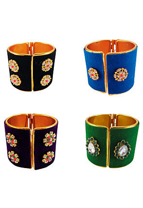 Combo Stone Studded Cuff