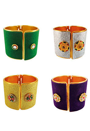 Combo Stone Studded Cuff