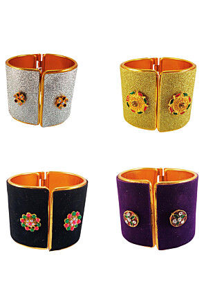 Combo Stone Studded Cuff