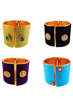 Combo Stone Studded Cuff