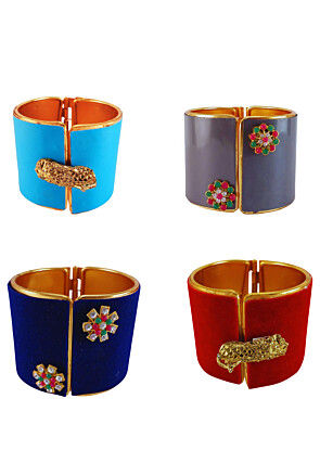 Combo Stone Studded Cuff