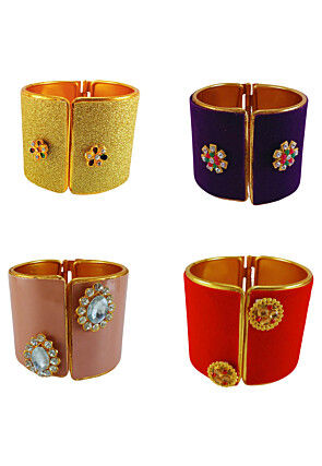 Combo Stone Studded Cuff