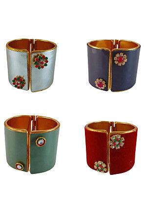 Combo Stone Studded Cuff