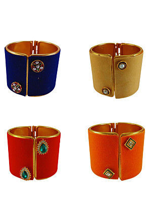 Combo Stone Studded Cuff