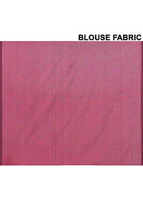 Contrast Cotton Saree in Dusty Green