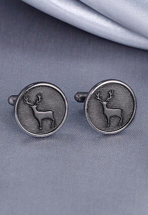 Daring Deer Metallic Cufflink Pair