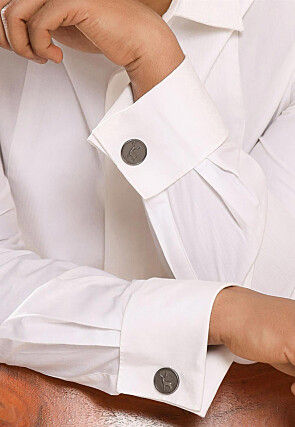 Daring Deer Metallic Cufflink Pair