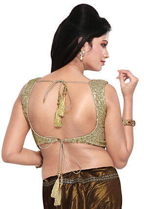Georgette Blouse in Gold