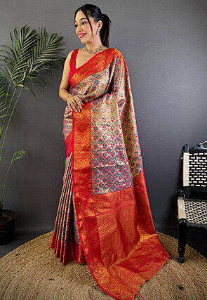 Dharmavaram Saree in Golden