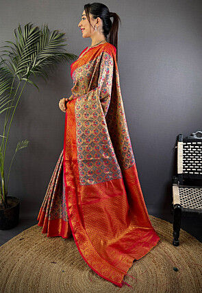 Dharmavaram Saree in Golden