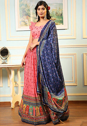 Buy Pink Lehenga Choli Sets for Women by Tapashi Fashion Online | Ajio.com