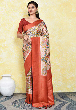 Mysore Silk Sarees - Buy Pure Crepe, Printed Mysore Silk Saree Online