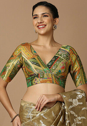 New Stylish Ready made Fancy Net Blouse with Dimond work Blouse For Woman's