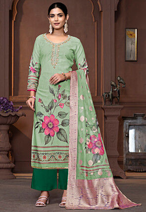 Cotton Semi Stitched Salwar Kameez Buy Designer Indian Suits for Women Online Utsav Fashion