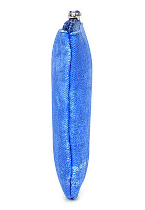 Digital Printed Canvas Coin Pouch in Blue