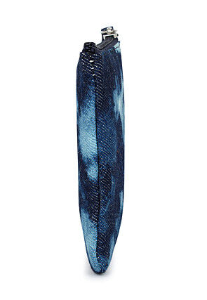 Digital Printed Canvas Coin Pouch in Blue