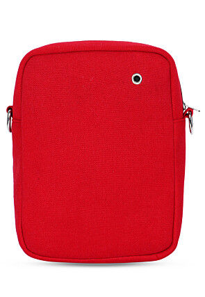 Digital Printed Canvas Mobile Pouch in Red