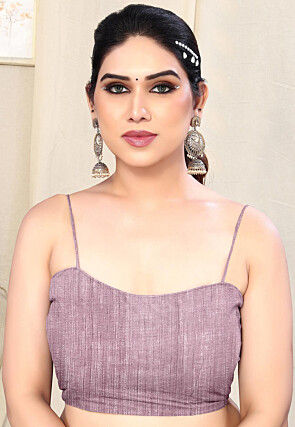 Digital Printed Chiffon Saree in Black and Purple