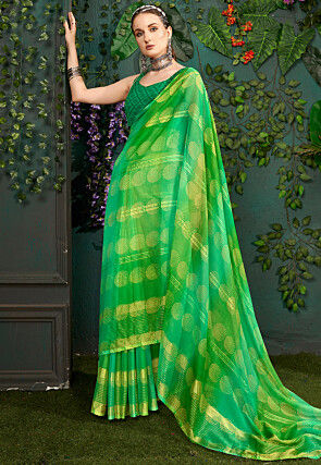 Buy Green Sarees for Women by MIRCHI FASHION Online | Ajio.com