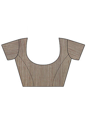 Digital Printed Chiffon Saree in Teal Green