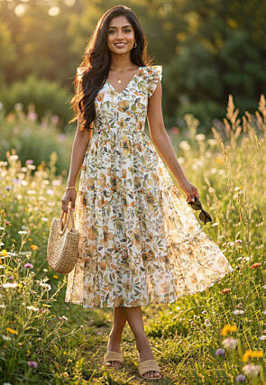 utsav fashion dresses Chiffon - Dresses