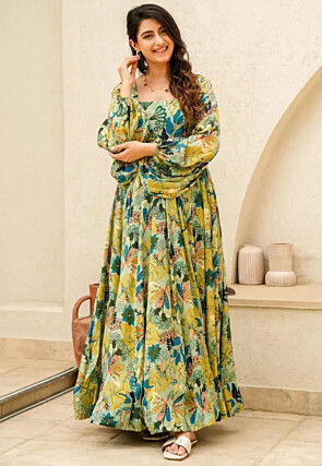 Sea green gown online 2025