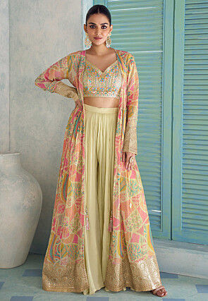 ladies readymade dresses online shopping Beige - - Indo-Western Dresses: Buy Indo-Western Outfits for Women supplier-DJ upload-20250728