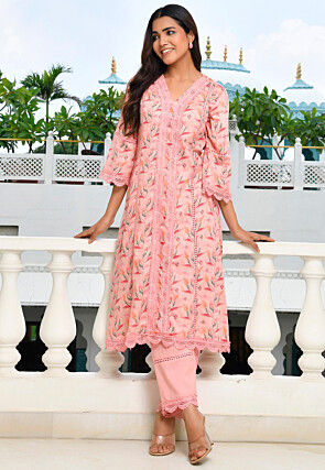 Cotton Digital Print Indo Western Dresses Buy Indo Western Outfits for Women Online Utsav Fashion