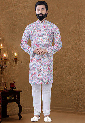 Sarvy Printed Cotton Kurta Set