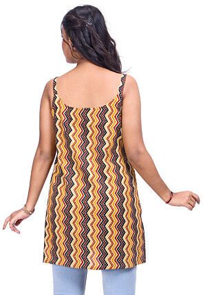 Digital Printed Cotton Kurtis in Multicolor