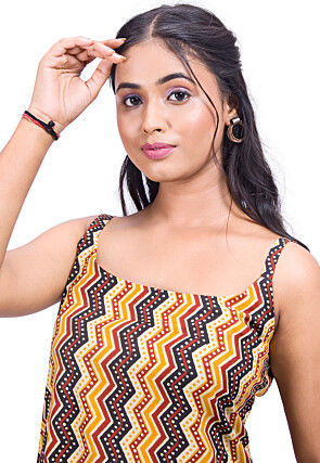 Digital Printed Cotton Kurtis in Multicolor