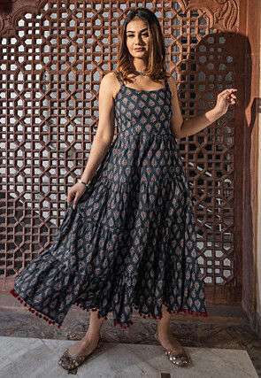 princess polly baby blue dress Aastha Women Indowestern Dress Black