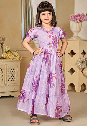 Purple Kids Dresses Buy Purple Color Indian Kidswear Online