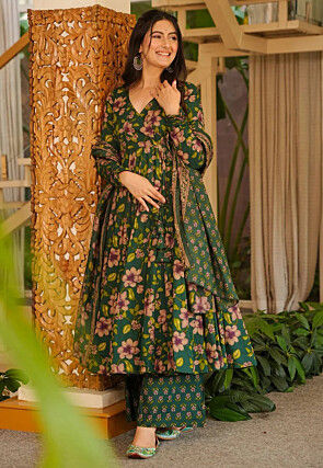 Green Pakistani Suits & Salwar Kameez: Buy Online | Utsav Fashion